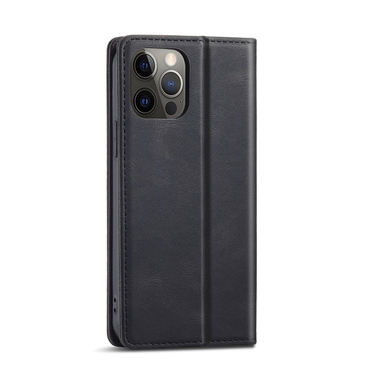 For iPhone 12 Pro Max Forwenw F2 Series Magnetic Horizontal Flip Leather Case with Holder & Card Slots & Wallet(Black) - HoMEdemic™ 