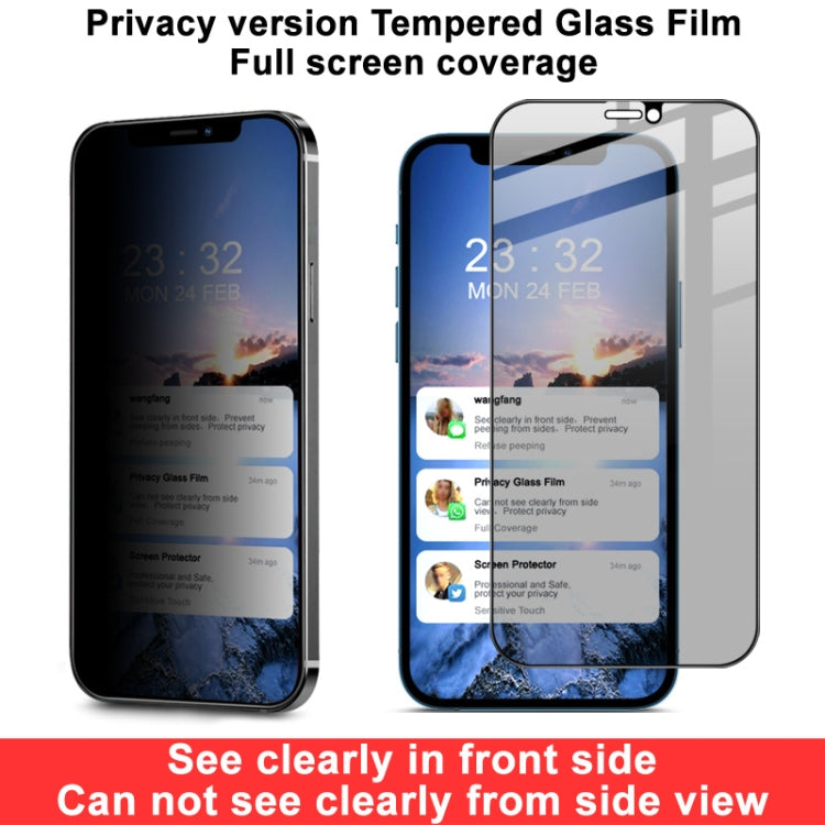 For iPhone 12 Pro Max IMAK HD Anti-spy Tempered Glass Protective Film - HoMEdemic™ 