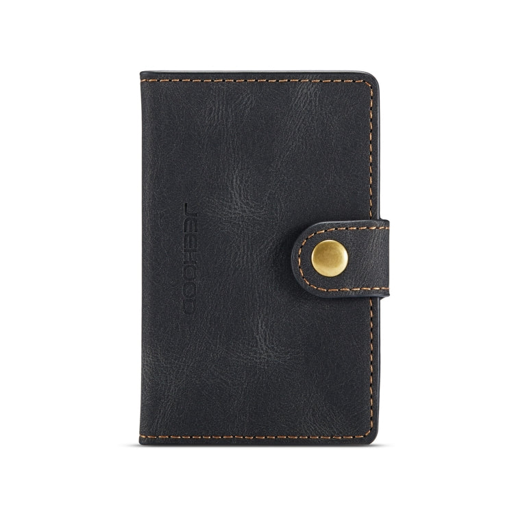 For iPhone 12 Pro Max JEEHOOD Retro Magnetic Detachable Protective Case with Wallet & Card Slot & Holder(Black) - HoMEdemic™ 