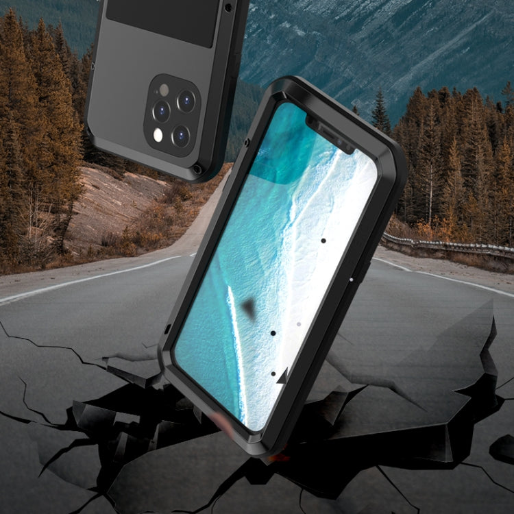For iPhone 12 Pro Max LOVE MEI Metal Shockproof Life Waterproof Dustproof Protective Case(White) - HoMEdemic™ 