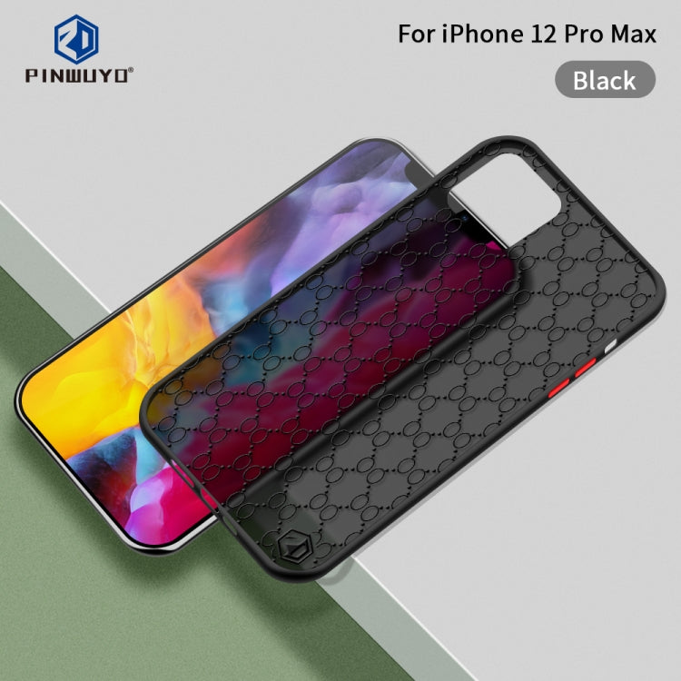 For iPhone 12 Pro Max PINWUYO Series 2 Generation PC + TPU Anti-drop All-inclusive Protective Case(Black) - HoMEdemic™ 