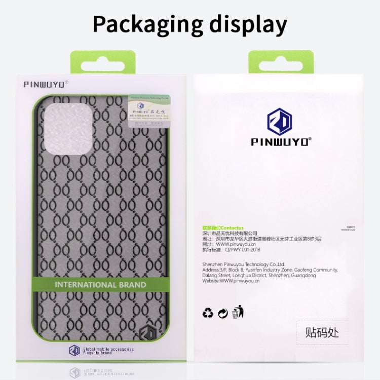 For iPhone 12 Pro Max PINWUYO Series 2 Generation PC + TPU Anti-drop All-inclusive Protective Case(Black) - HoMEdemic™ 