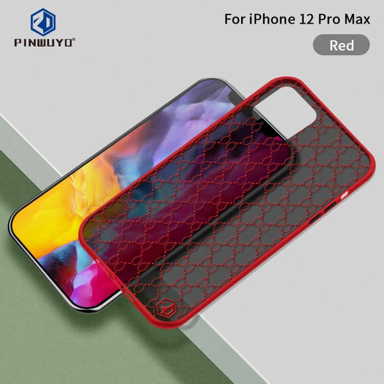 For iPhone 12 Pro Max PINWUYO Series 2 Generation PC + TPU Anti-drop All-inclusive Protective Case(Red) - HoMEdemic™ 