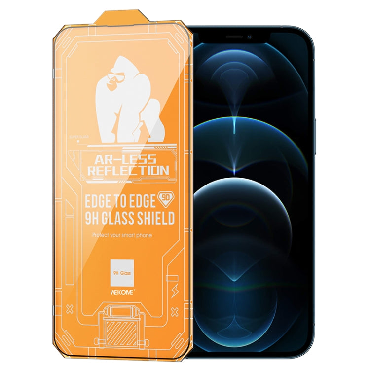 For iPhone 12 Pro Max WK WTP-069 King Kong Vacha 9D Curved AR HD Tempered Glass Film(Black) - HoMEdemic™ 