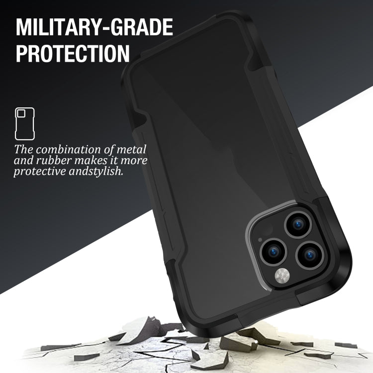 For iPhone 12 Pro Max iPAKY Thunder Series Aluminum alloy Shockproof Protective Case(Black) - HoMEdemic™ 