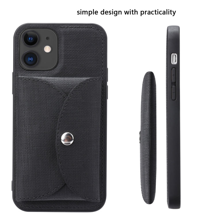 For iPhone 12 Pro ViLi T Series TPU + PU Woven Fabric Magnetic Protective Case with Wallet(Black) - HoMEdemic™ 