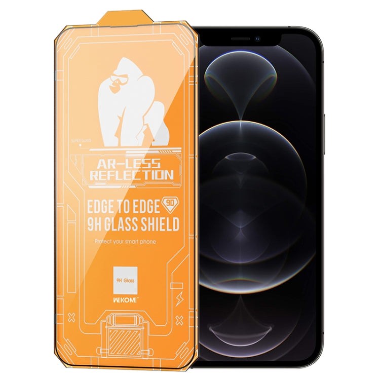 For iPhone 12 Pro WK WTP-069 King Kong Vacha 9D Curved AR HD Tempered Glass Film(Black) - HoMEdemic™ 
