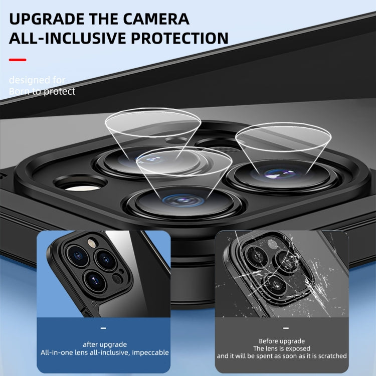 For iPhone 12 Pro iPAKY Shockproof PC + TPU Protective Phone Case(Blue) - HoMEdemic™ 