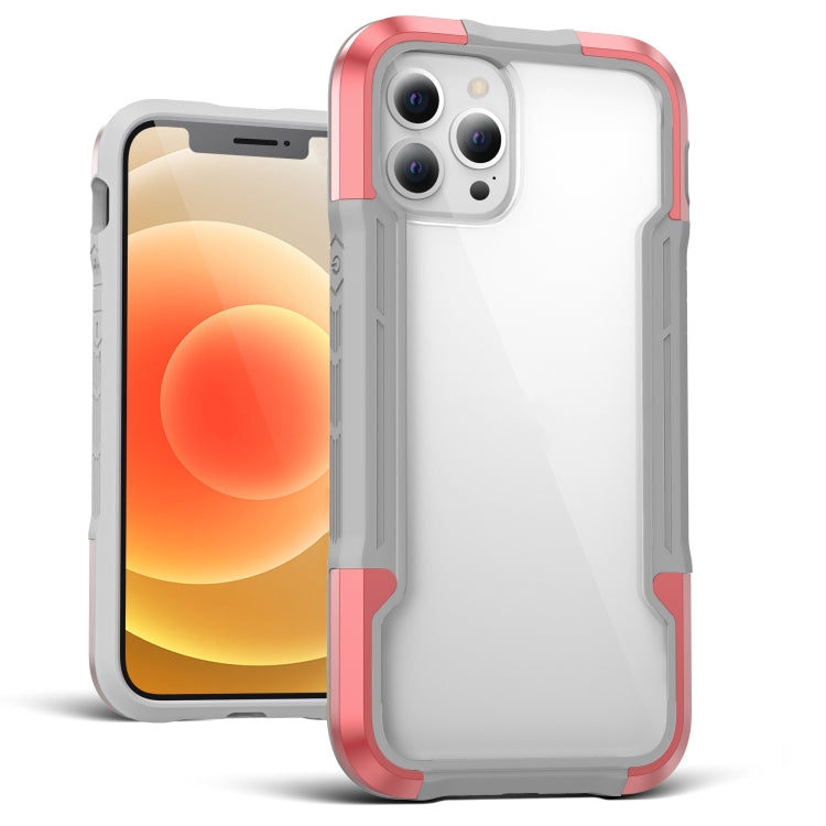 For iPhone 12 Pro iPAKY Thunder Series Aluminum alloy Shockproof Protective Case(Rose gold) - HoMEdemic™ 