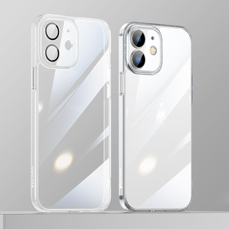 For iPhone 12 SULADA Crytal Steel Series Diamond Glass + TPU Phone Case(Transparent) - HoMEdemic™ 