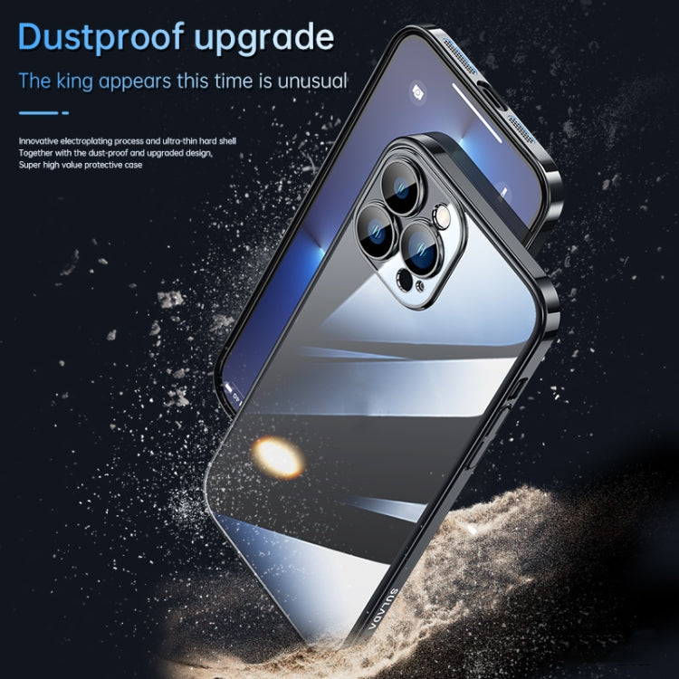 For iPhone 12 SULADA JINGJIA Series Lens Protector PC Phone Case(Gold) - HoMEdemic™ 