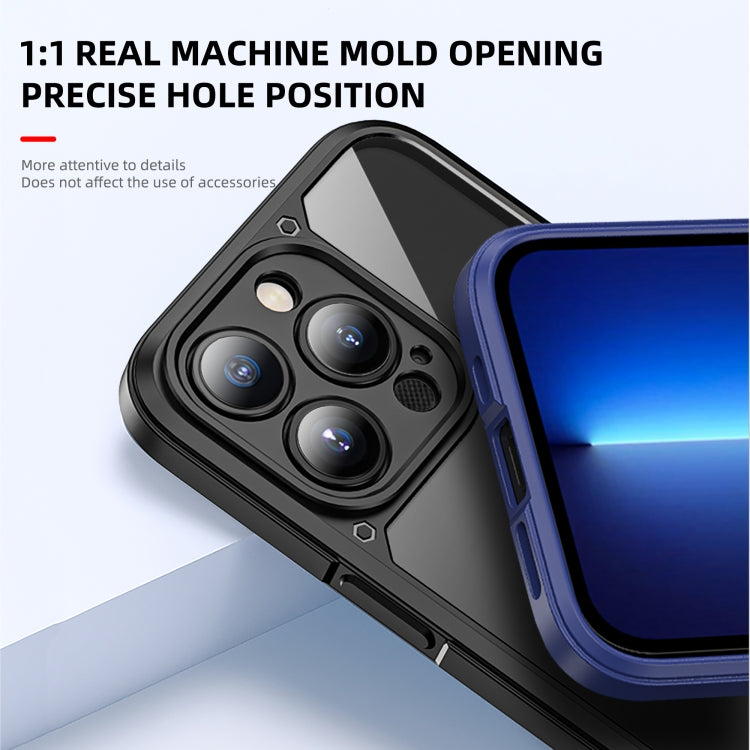 For iPhone 12 iPAKY Shockproof PC + TPU Protective Phone Case(Blue) - HoMEdemic™ 