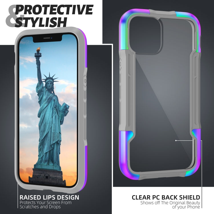For iPhone 12 iPAKY Thunder Series Aluminum alloy Shockproof Protective Case(Rainbow) - HoMEdemic™ 