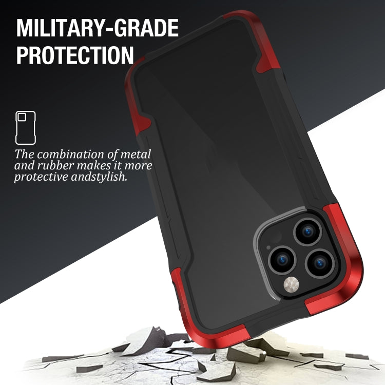 For iPhone 12 iPAKY Thunder Series Aluminum alloy Shockproof Protective Case(Red) - HoMEdemic™ 