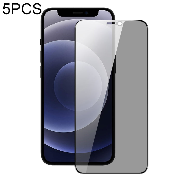 For iPhone 12 mini 5pcs DUX DUCIS 0.33mm 9H High Aluminum Anti-spy HD Tempered Glass Film - HoMEdemic™ 