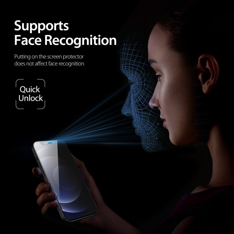 For iPhone 12 mini 5pcs DUX DUCIS 0.33mm 9H High Aluminum Anti-spy HD Tempered Glass Film - HoMEdemic™ 