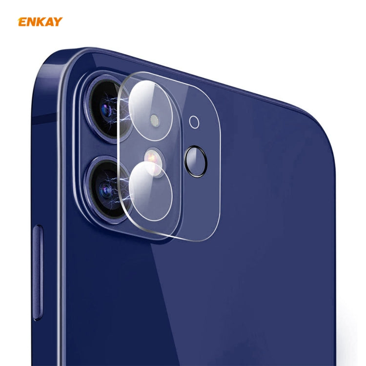 For iPhone 12 mini ENKAY Hat-Prince 9H Rear Camera Lens Tempered Glass Film Full Coverage Protector - HoMEdemic™ 