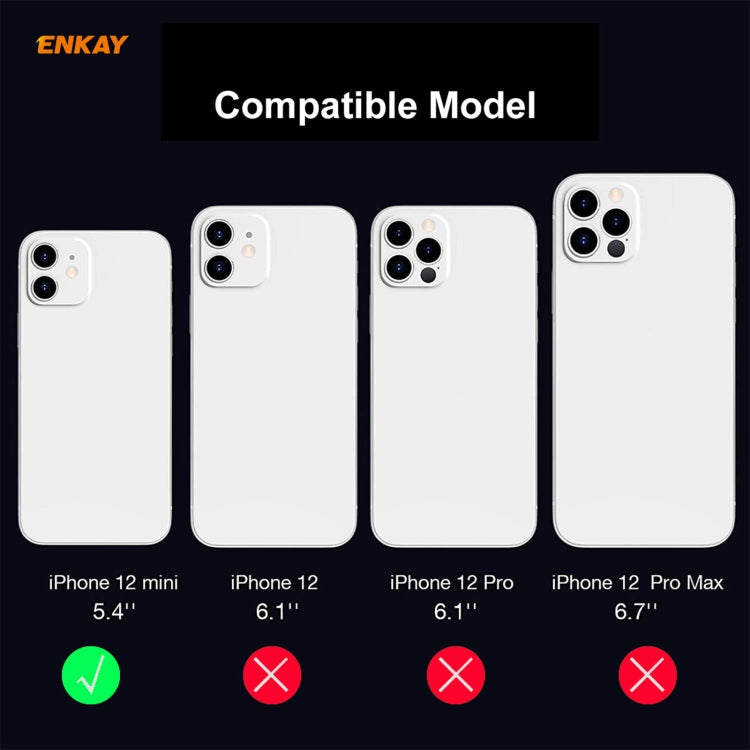 For iPhone 12 mini ENKAY Hat-Prince 9H Rear Camera Lens Tempered Glass Film Full Coverage Protector - HoMEdemic™ 