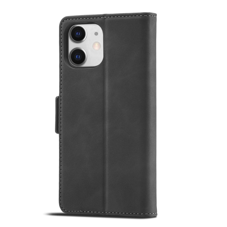 For iPhone 12 mini Forwenw Dual-side Buckle Leather Phone Case (Black) - HoMEdemic™ 
