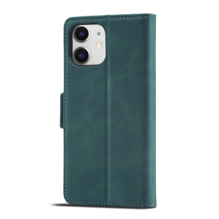 For iPhone 12 mini Forwenw Dual-side Buckle Leather Phone Case (Dark Cyan) - HoMEdemic™ 