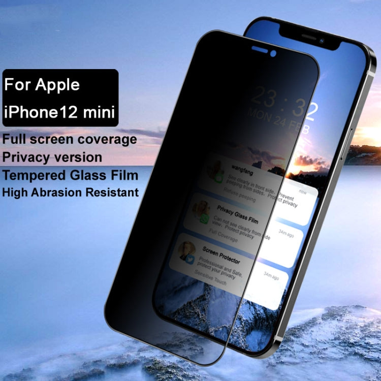 For iPhone 12 mini IMAK HD Anti-spy Tempered Glass Protective Film - HoMEdemic™ 