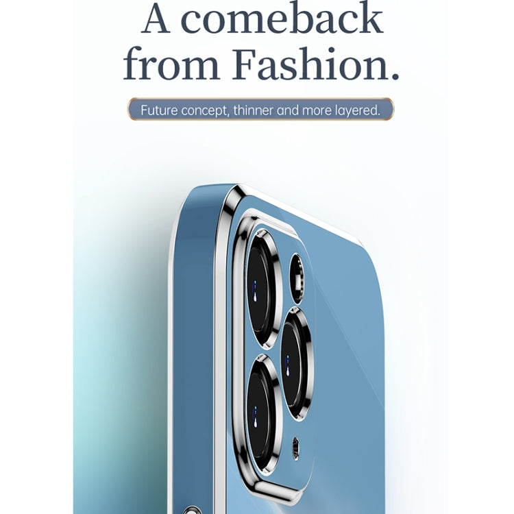 For iPhone 12 mini XINLI Straight Edge 6D Electroplate TPU Phone Case (White) - HoMEdemic™ 