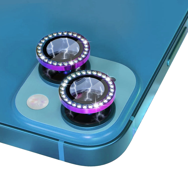 For iPhone 13 / 13 Mini NORTHJO Camera Lens Tempered Glass Metal Rhinestone Ring Film(Colorful) - HoMEdemic™ 