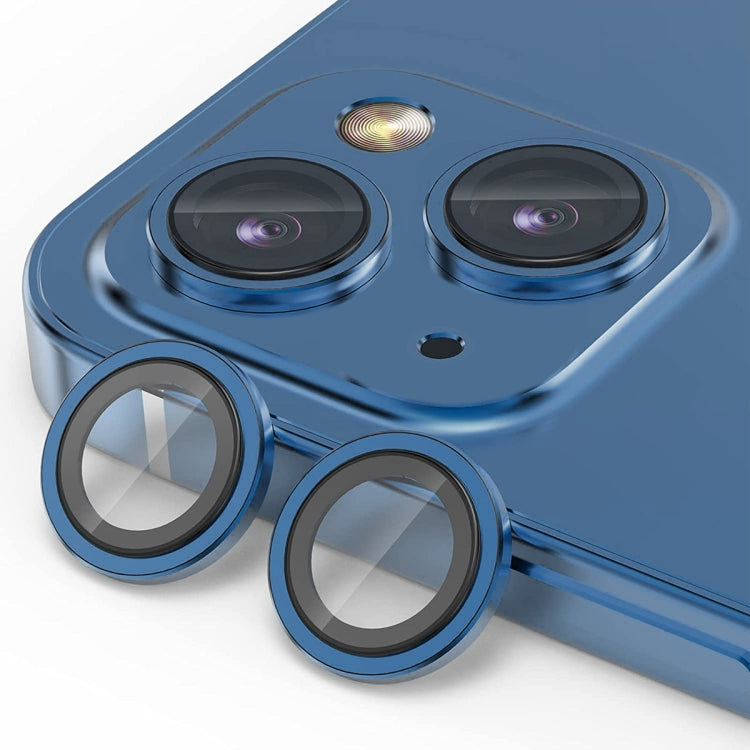 For iPhone 13 / 13 mini ENKAY AR Anti-reflection Camera Lens Glass Full Film(Dark Blue) - HoMEdemic™ 