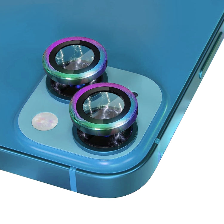 For iPhone 13 / 13 mini NORTHJO Camera Lens Tempered Glass CD Vein Metal Ring Film(Colorful) - HoMEdemic™ 