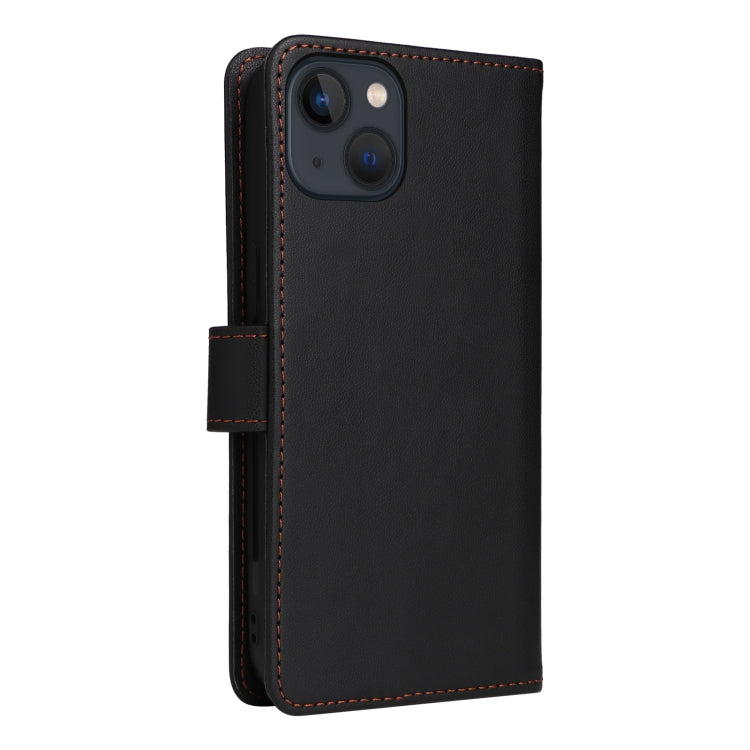 For iPhone 13 / 14 BETOPNICE BN-005 2 in 1 Detachable Imitate Genuine Leather Phone Case(Black) - HoMEdemic™ 