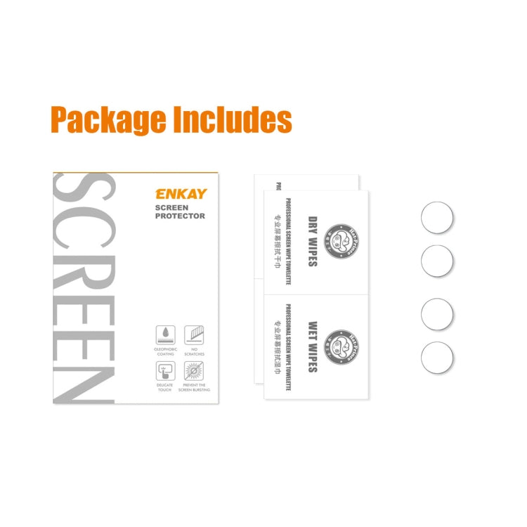 For iPhone 13 2 Set ENKAY Hat-Prince Case Friendly Tempered Glass Camera Lens Film Anti-Scratch Protector - HoMEdemic™ 