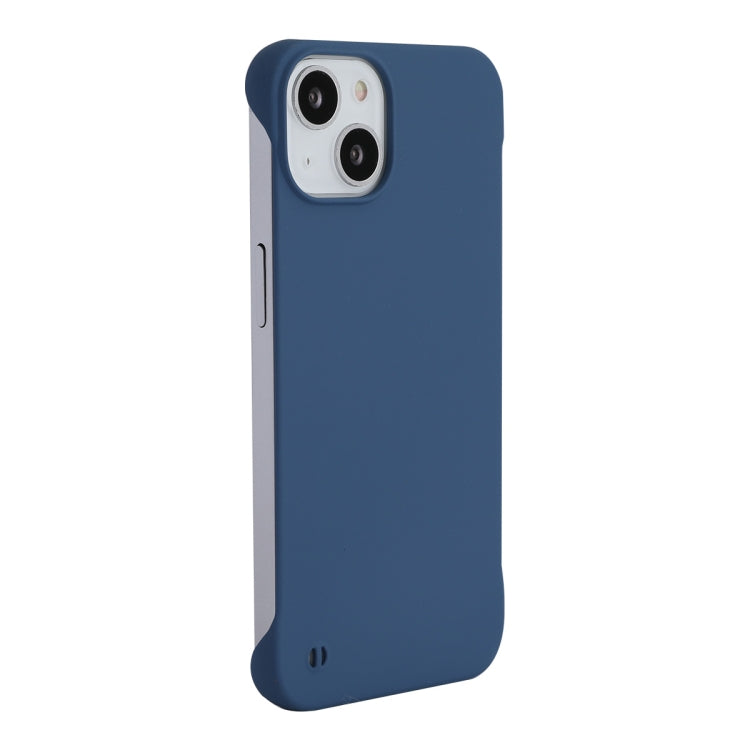 For iPhone 13 ENKAY Matte Frameless PC Phone Case(Dark Blue) - HoMEdemic™ 
