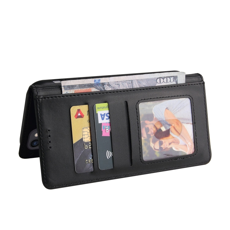 For iPhone 13 GQUTROBE Skin Feel Magnetic Leather Phone Case(Black) - HoMEdemic™ 