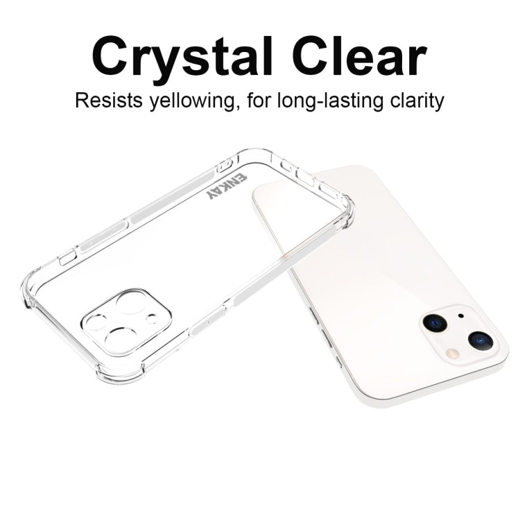 For iPhone 13 Hat-Prince ENKAY Clear TPU Shockproof Soft Case Drop Protection Cover - HoMEdemic™ 