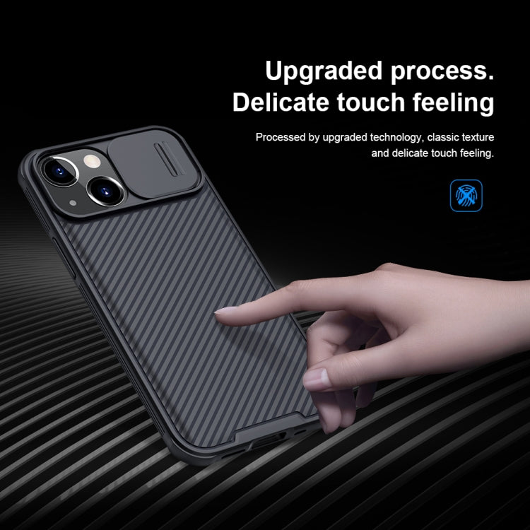 For iPhone 13 NILLKIN Black Mirror Pro Series Camshield Full Coverage Dust-proof Scratch Resistant Phone Case(Black) - HoMEdemic™ 