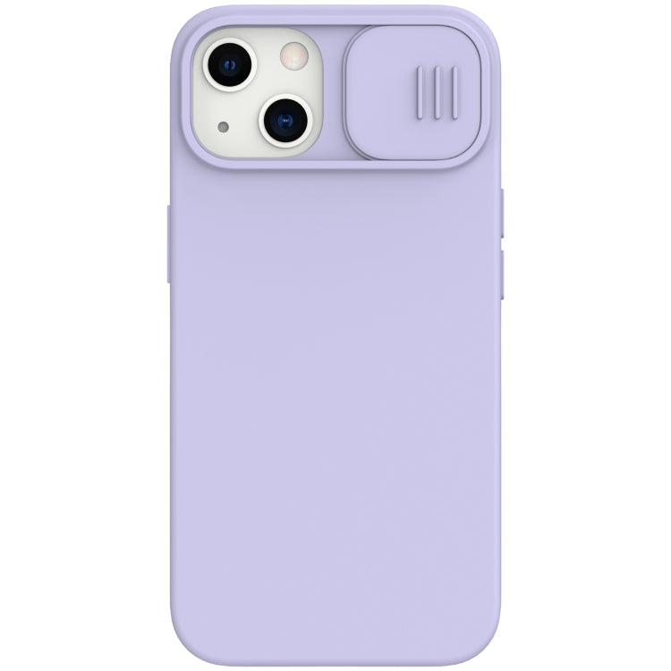 For iPhone 13 NILLKIN CamShield MagSafe Magnetic Liquid Silicone + PC Full Coverage Case(Purple) - HoMEdemic™ 