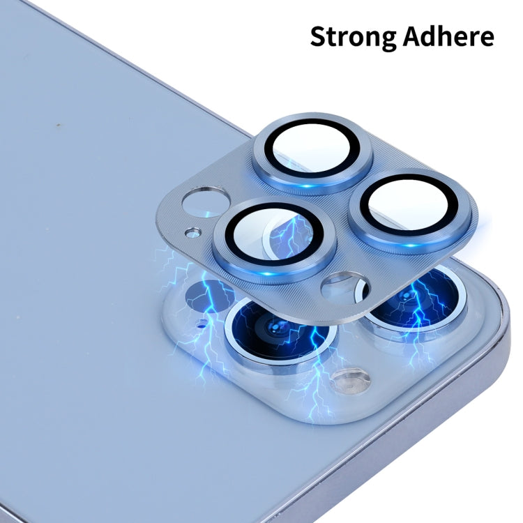 For iPhone 13 Pro / 13 Pro Max ENKAY Aluminium Alloy + Tempered Glass Camera Lens Cover (Blackish Green) - HoMEdemic™ 