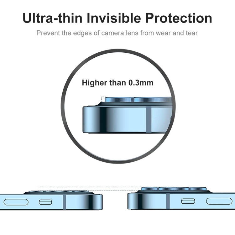 For iPhone 13 Pro / 13 Pro Max ENKAY Aluminium Alloy + Tempered Glass Camera Lens Cover (Rose Gold) - HoMEdemic™ 