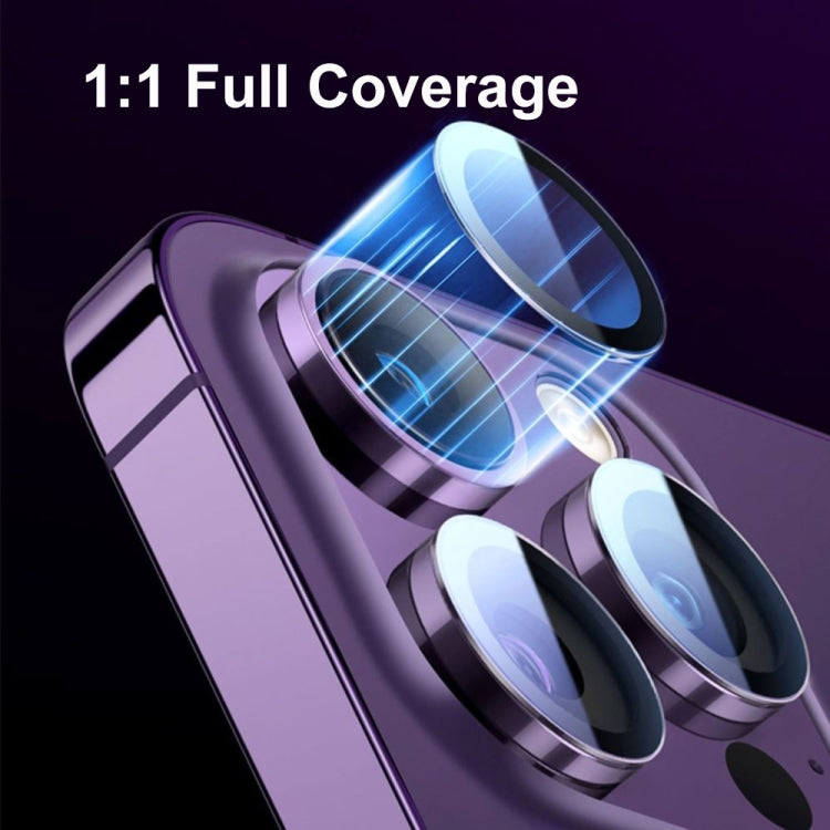 For iPhone 13 Pro / 13 Pro Max ENKAY Hat-Prince Tempered Individual Ring Camera Glass Film with Positioner - HoMEdemic™ 