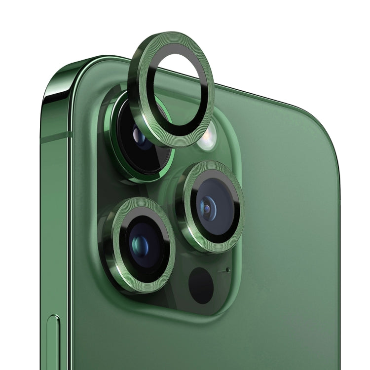 For iPhone 13 Pro / 13 Pro Max NORTHJO Camera Lens Protector Tempered Glass CD Vein Metal Ring Film(Green) - HoMEdemic™ 
