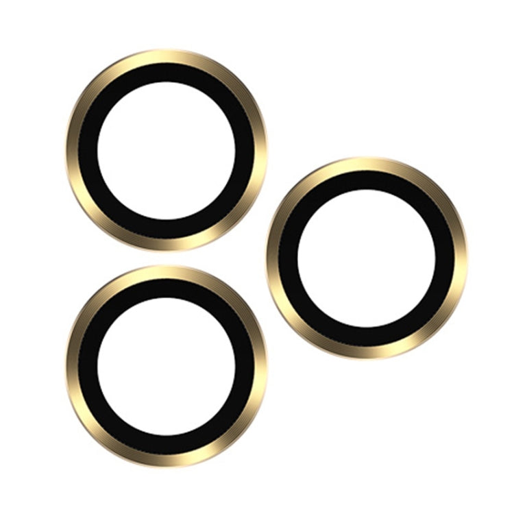 For iPhone 13 Pro / 13 Pro Max TOTUDESIGN AB-061 Golden Shield Series Metal Frame Camera Lens Film (Gold) - HoMEdemic™ 