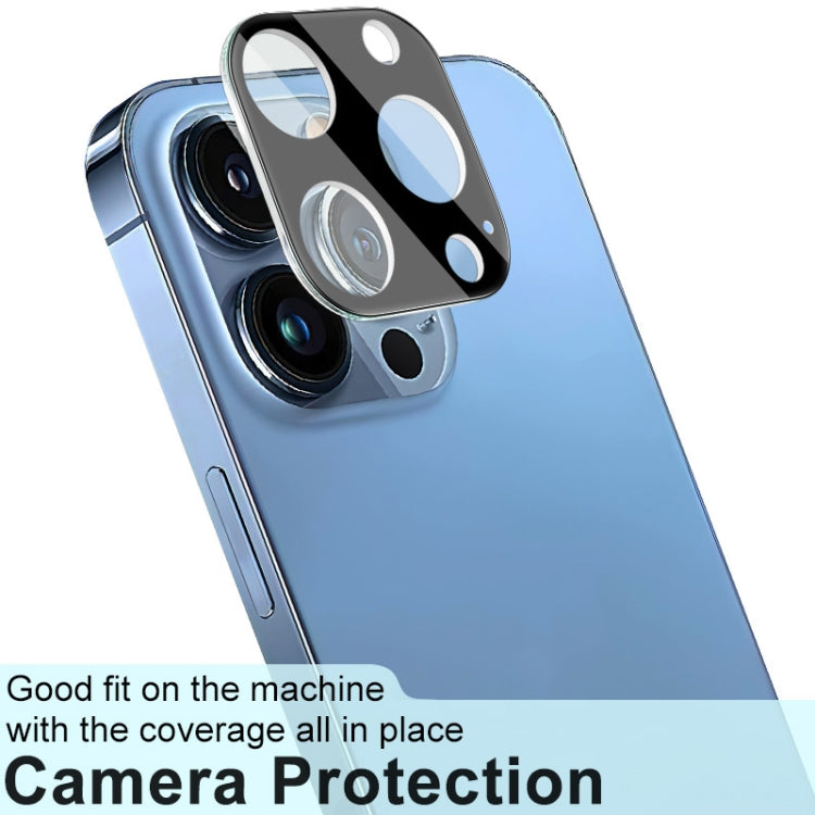 For iPhone 13 Pro / 13 Pro Max imak Integrated Rear Camera Lens Tempered Glass Film with Lens Cap Black Version - HoMEdemic™ 