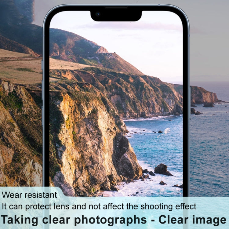 For iPhone 13 Pro / 13 Pro Max imak Integrated Rear Camera Lens Tempered Glass Film with Lens Cap Black Version - HoMEdemic™ 