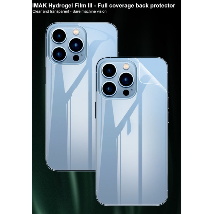 For iPhone 13 Pro 2pcs IMAK Curved Full Screen Hydrogel Film Back Protector - HoMEdemic™ 