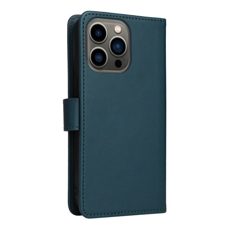 For iPhone 13 Pro BETOPNICE BN-005 2 in 1 Detachable Imitate Genuine Leather Phone Case(Blue) - HoMEdemic™ 