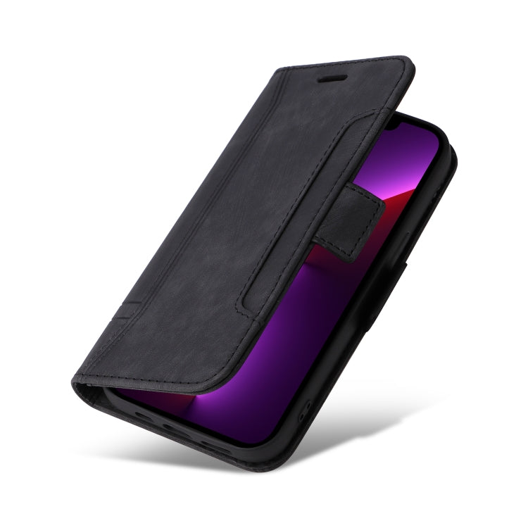 For iPhone 13 Pro BETOPNICE Dual-side Buckle Leather Phone Case(Black) - HoMEdemic™ 
