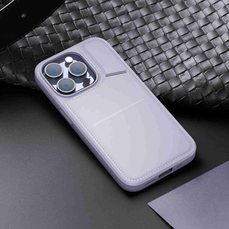 For iPhone 13 Pro DUX DUCIS Rafi II Series MagSafe Magnetic Holder RFID Phone Case(Purple) - HoMEdemic™ 
