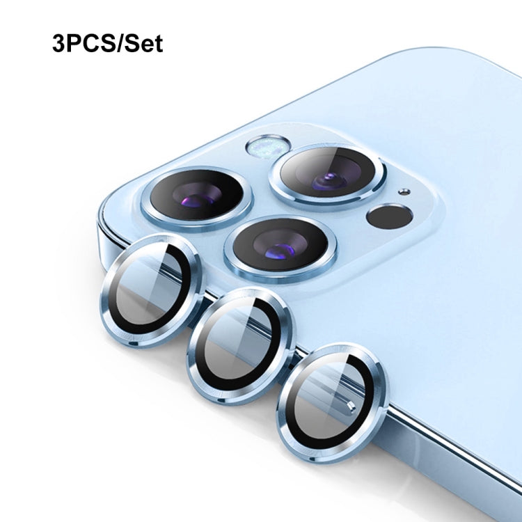 For iPhone 13 Pro ENKAY Hat-Prince Aluminium Alloy + Tempered Glass Camera Lens Cover Film Ring  / 13 Pro Max - HoMEdemic™ 
