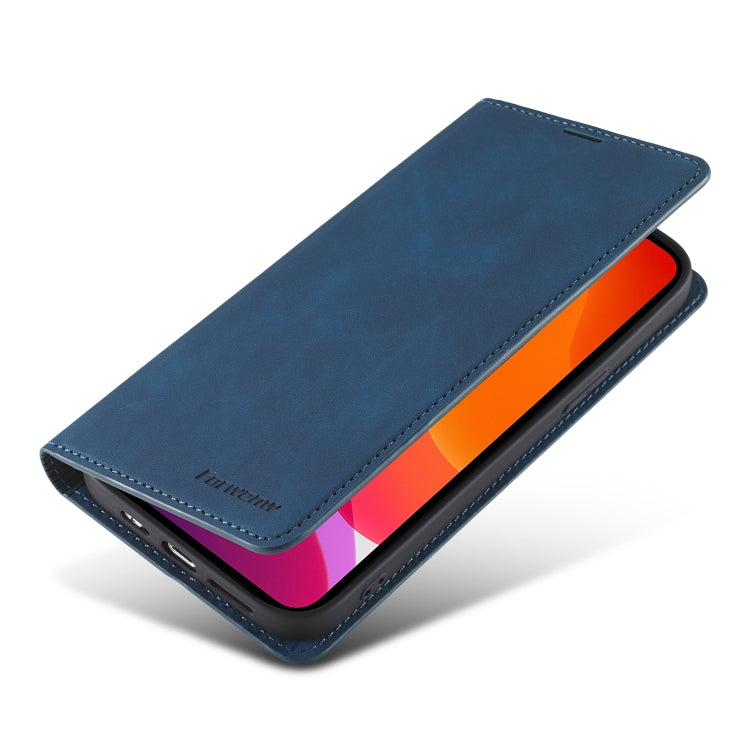 For iPhone 13 Pro Forwenw Dream Series Magnetic Oil Edge Horizontal Flip Leather Case with Holder & Card Slot & Photo Frame & Wallet (Blue) - HoMEdemic™ 