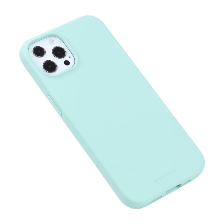 For iPhone 13 Pro GOOSPERY SOFT FEELING Liquid TPU Shockproof Soft Case (Mint Green) - HoMEdemic™ 